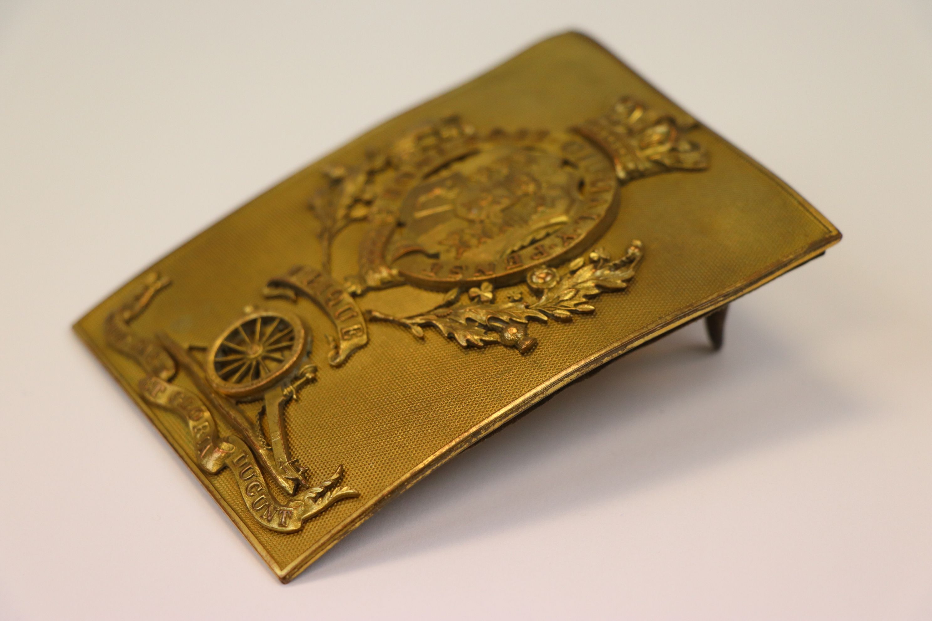 A Victorian Officer's Rectangular Gilt Shoulder Belt Plate Of The Royal Regiment Of Artillery, - Image 5 of 10