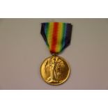 A Full Size World War One / WW1 Victory Medal Issued To 237820.1.A.M. W.K. PAINTER Of The Royal