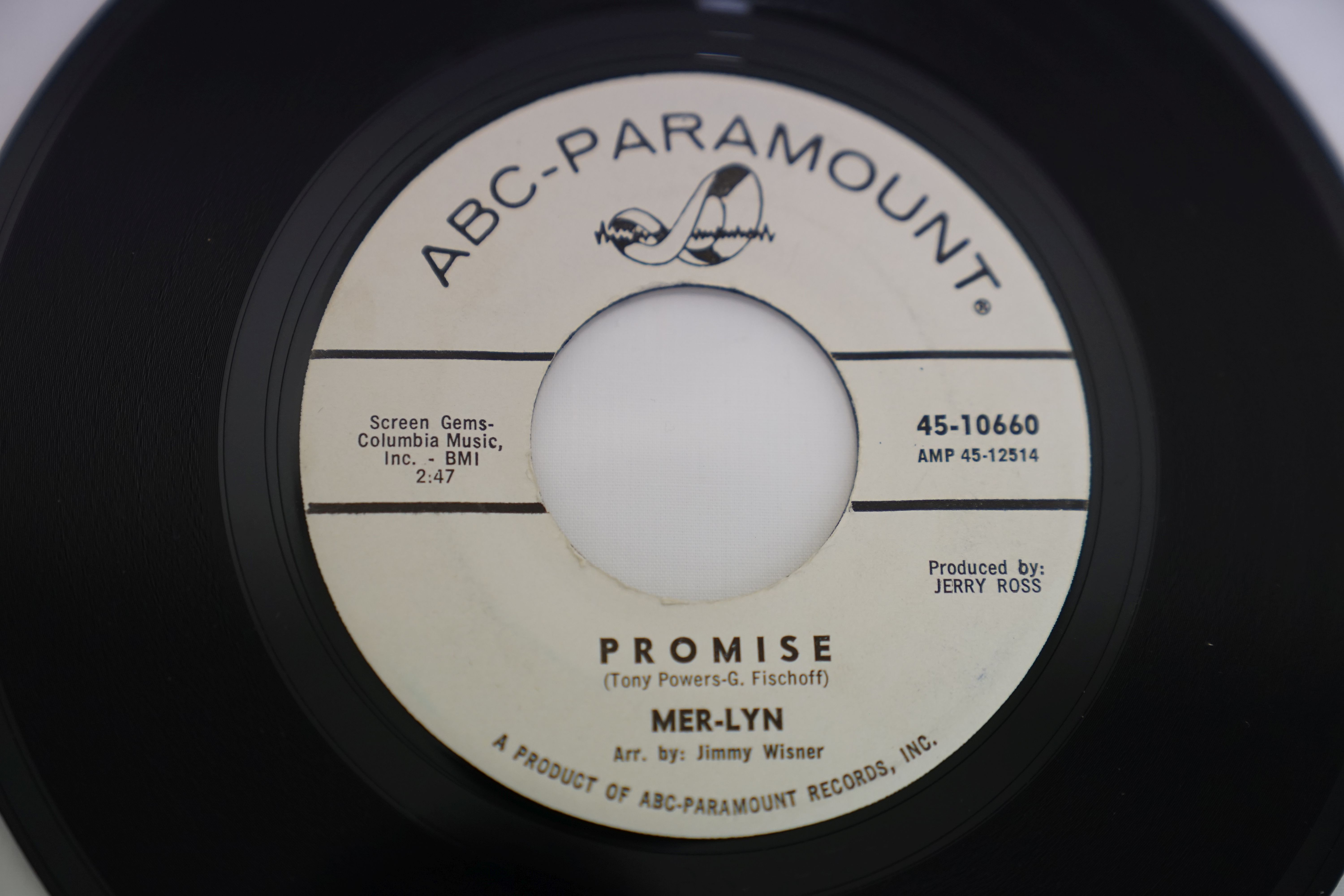 Vinyl - 4 Rare original US 1st pressing copies Northern Soul singles on ABC Paramount and Smash - Image 10 of 25