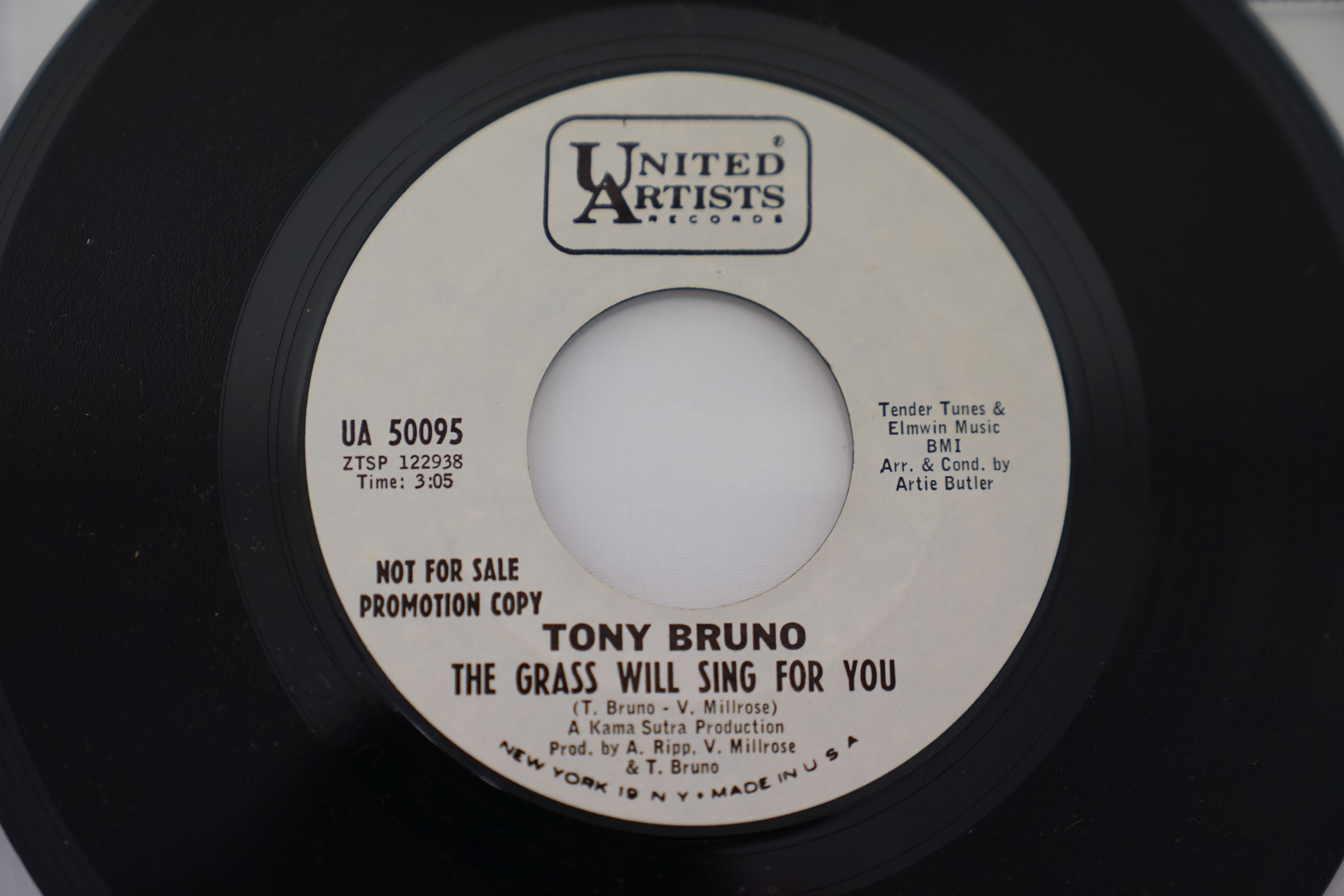 Vinyl - 5 rare original US 1st pressing Northern Soul Promo copies on United Artists Records. - Image 3 of 22