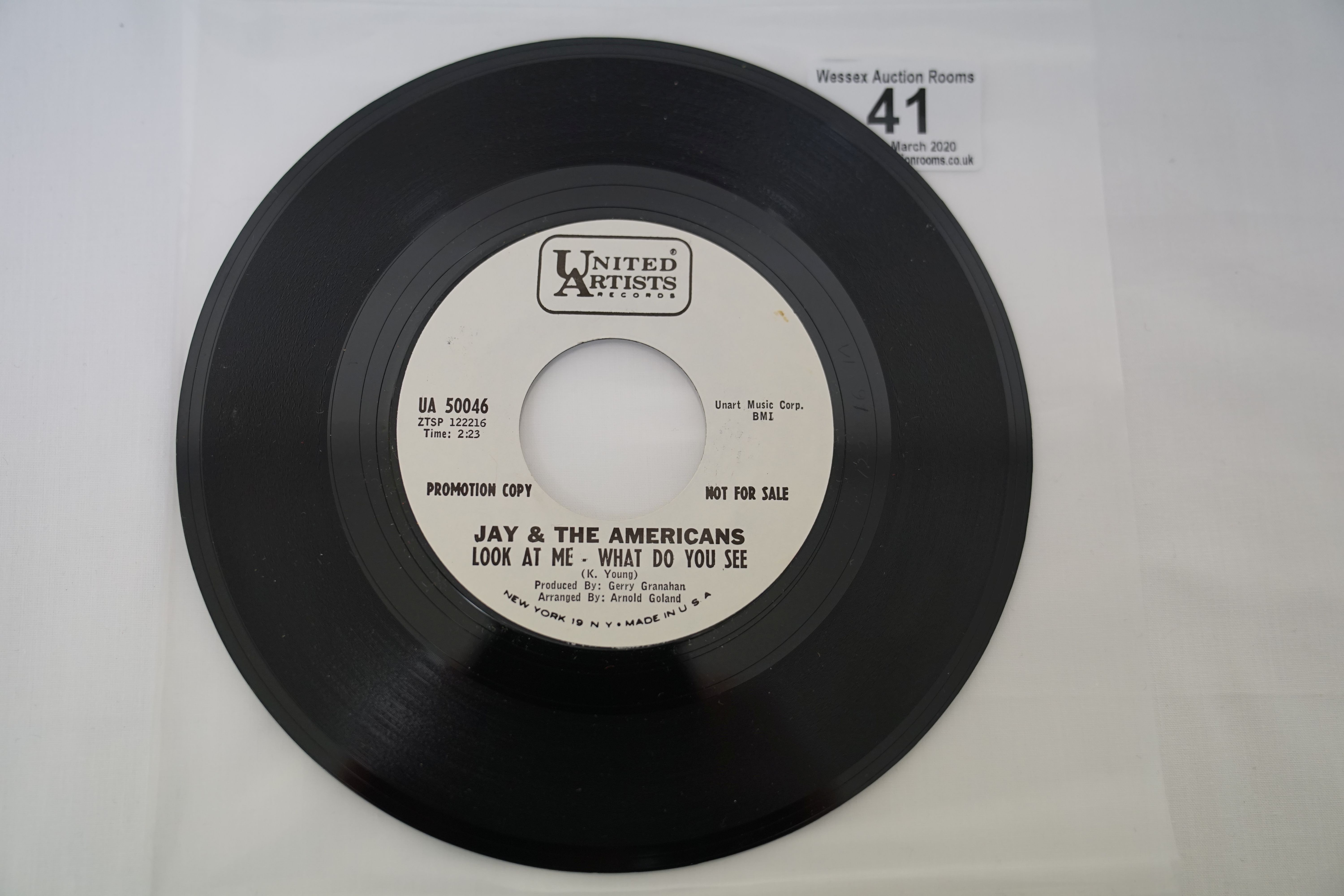 Vinyl - 5 rare original US 1st pressing Northern Soul Promo copies on United Artists Records. - Image 13 of 22