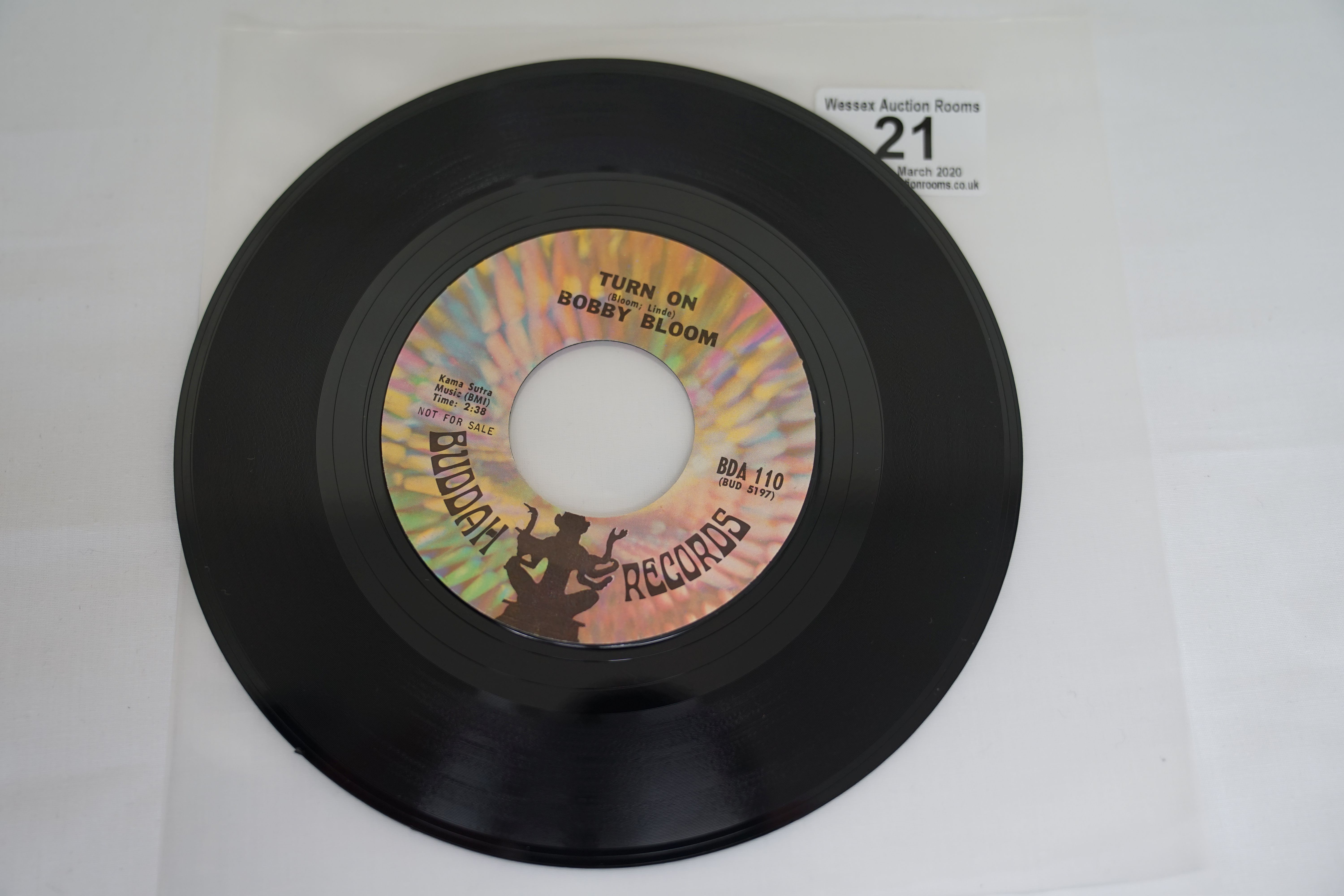 Vinyl - Bobby Bloom - Turn On / Heaven Sent (Buddha Records BDA 110 Promo) NM archive. last of the - Image 4 of 5