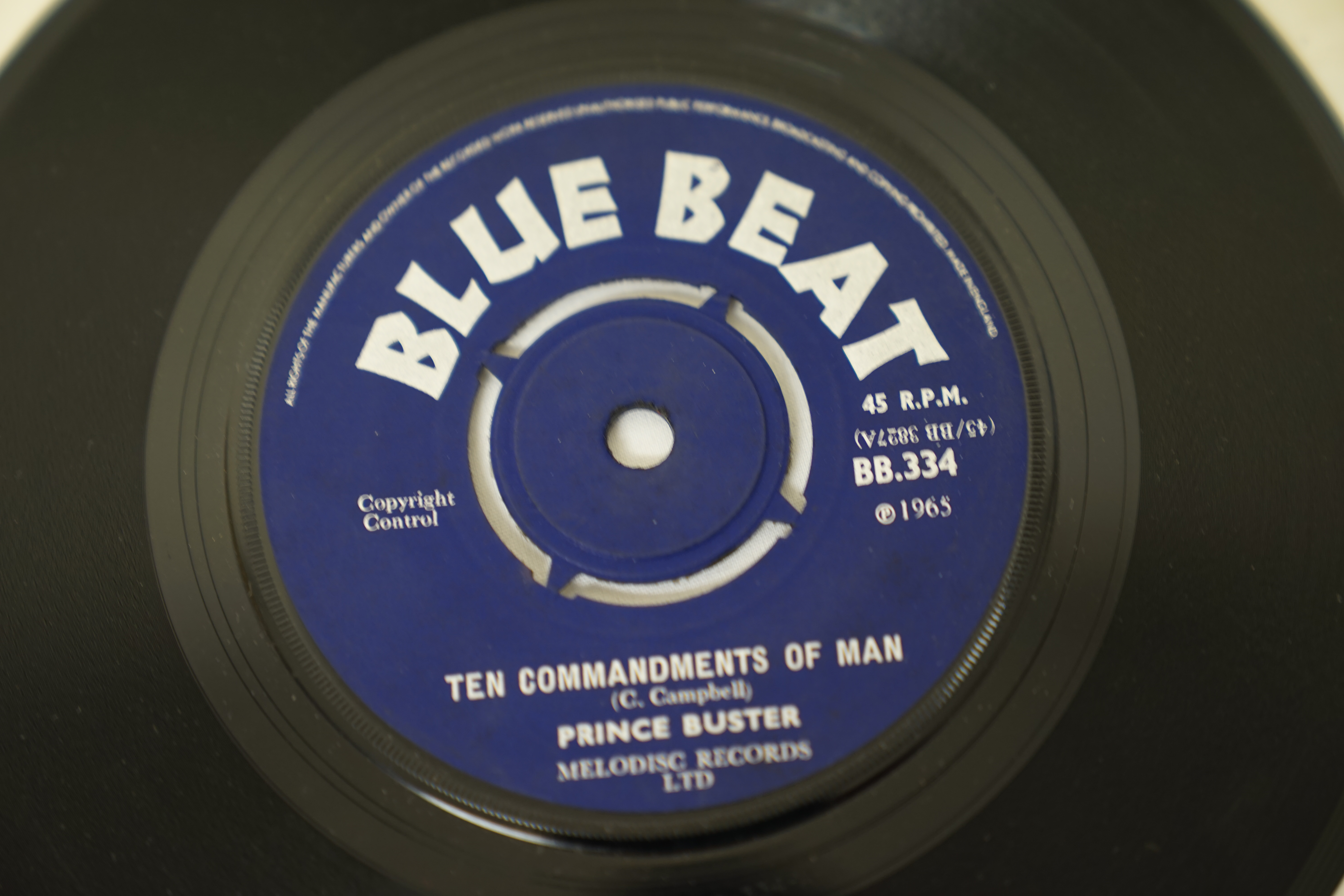 Vinyl - 6 UK Blue Beat Records / Prince Buster 7" singles, Reggae / Ska / Skinhead Reggae, - Image 17 of 25