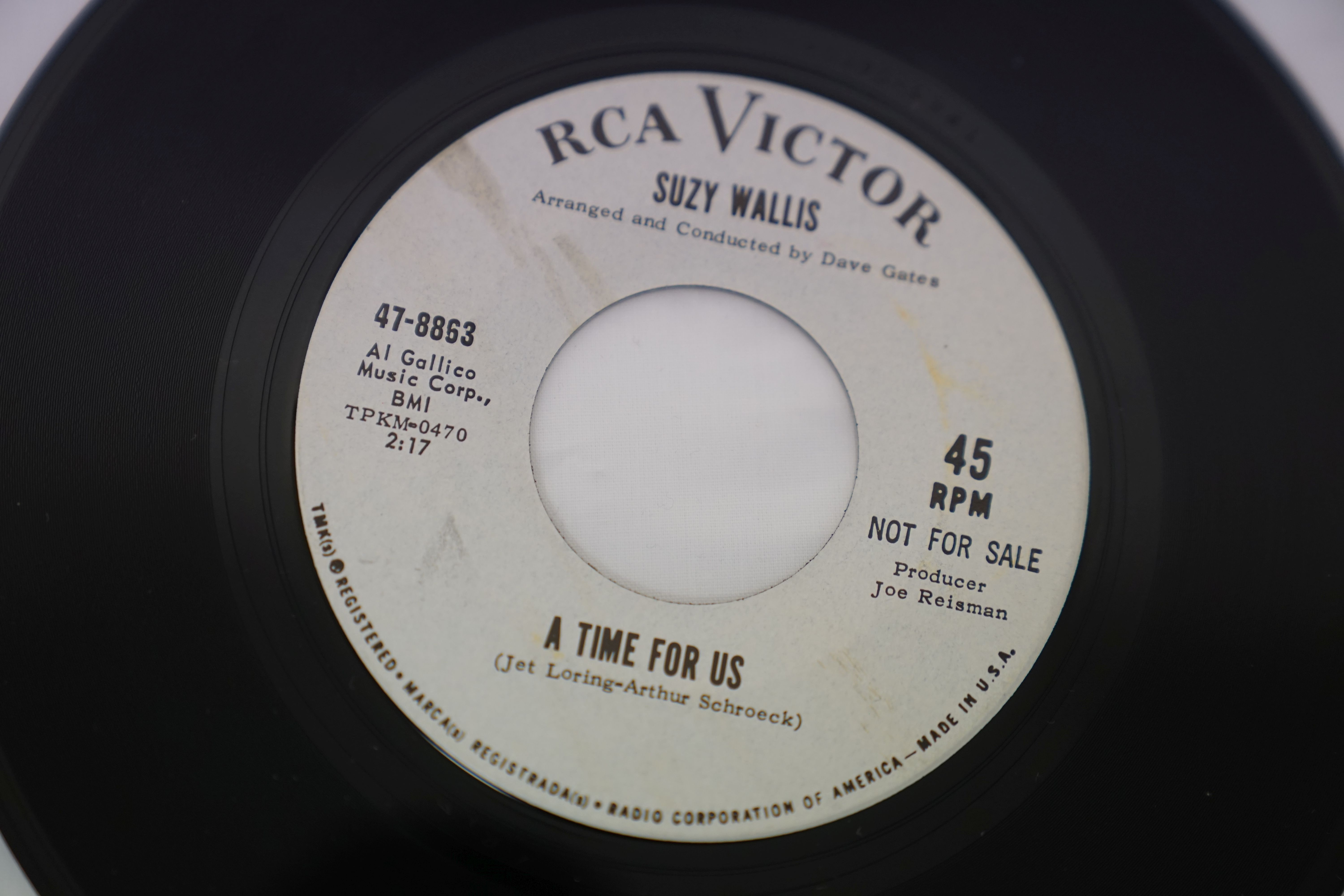 Vinyl - 3 Rare original US 1st pressing Promo Northern Soul singles on RCA Victor Records. Suzy - Image 15 of 17