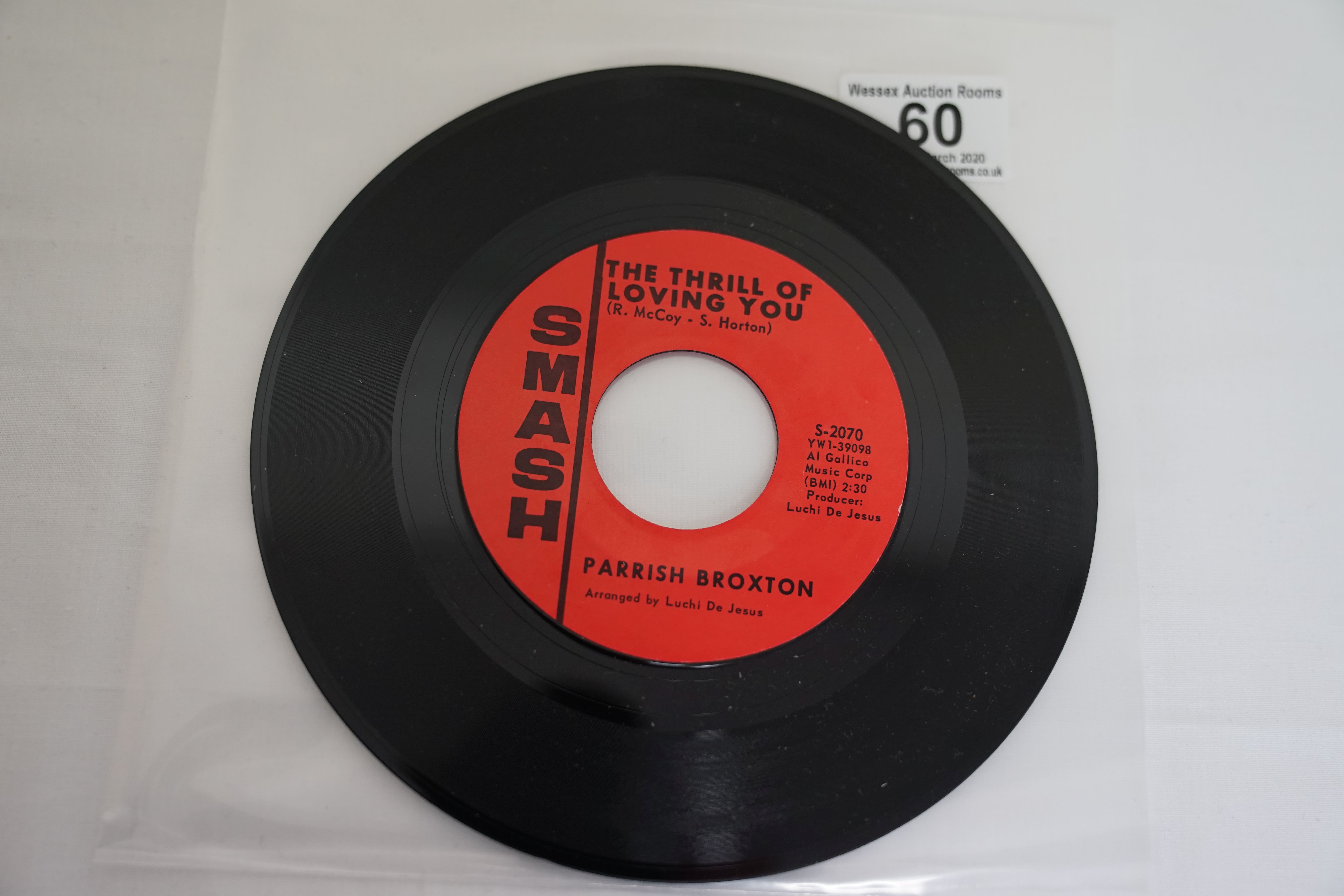 Vinyl - 4 Rare original US 1st pressing copies Northern Soul singles on ABC Paramount and Smash - Image 3 of 25