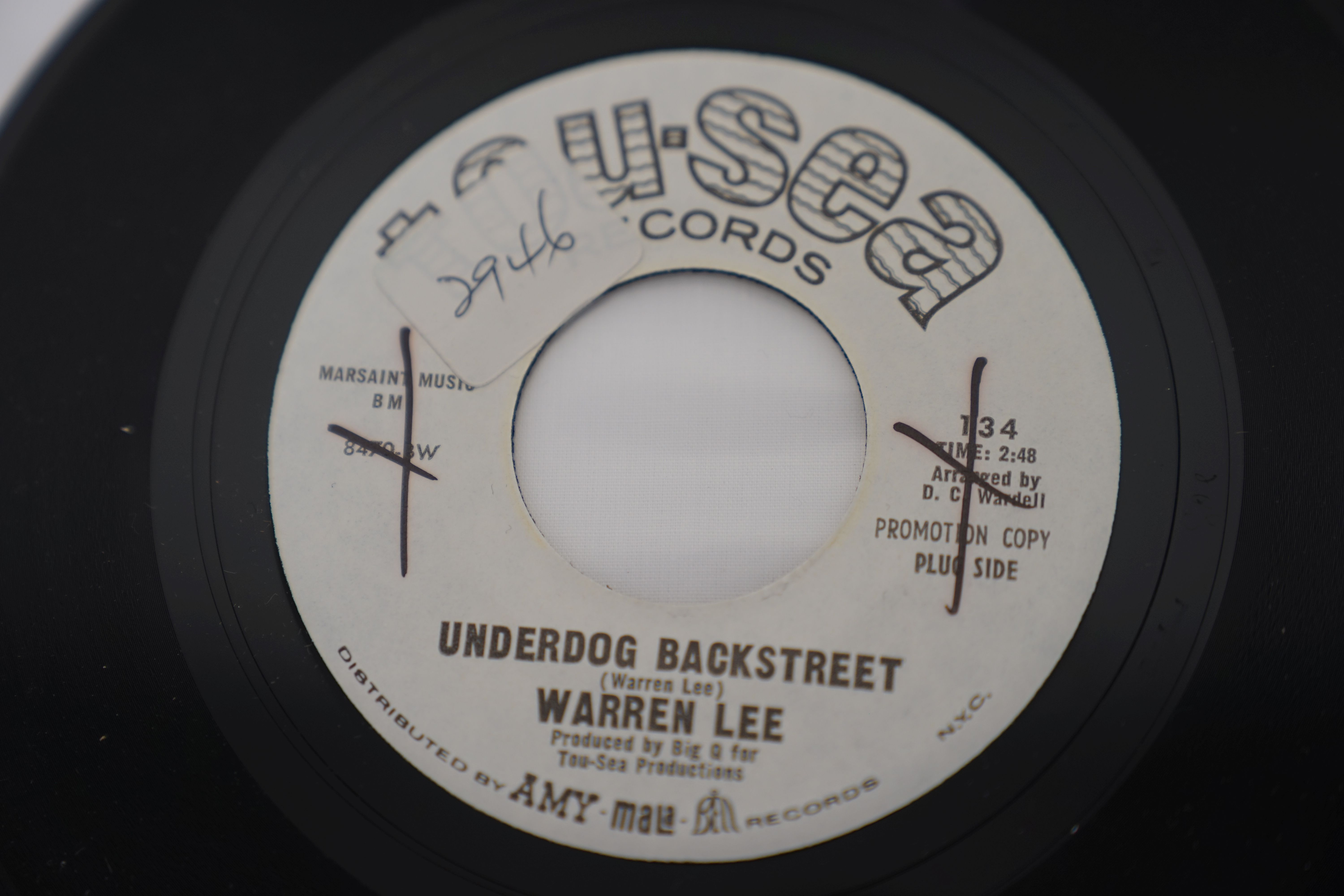 Vinyl - 2 rare original US 1st pressing promo Northern Soul copies on the Tou-Sea label, Ray - Image 7 of 10