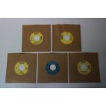 Vinyl - 5 Rare original Northern Soul US 1st pressing Promo singles on Mala Records. The Majesties -