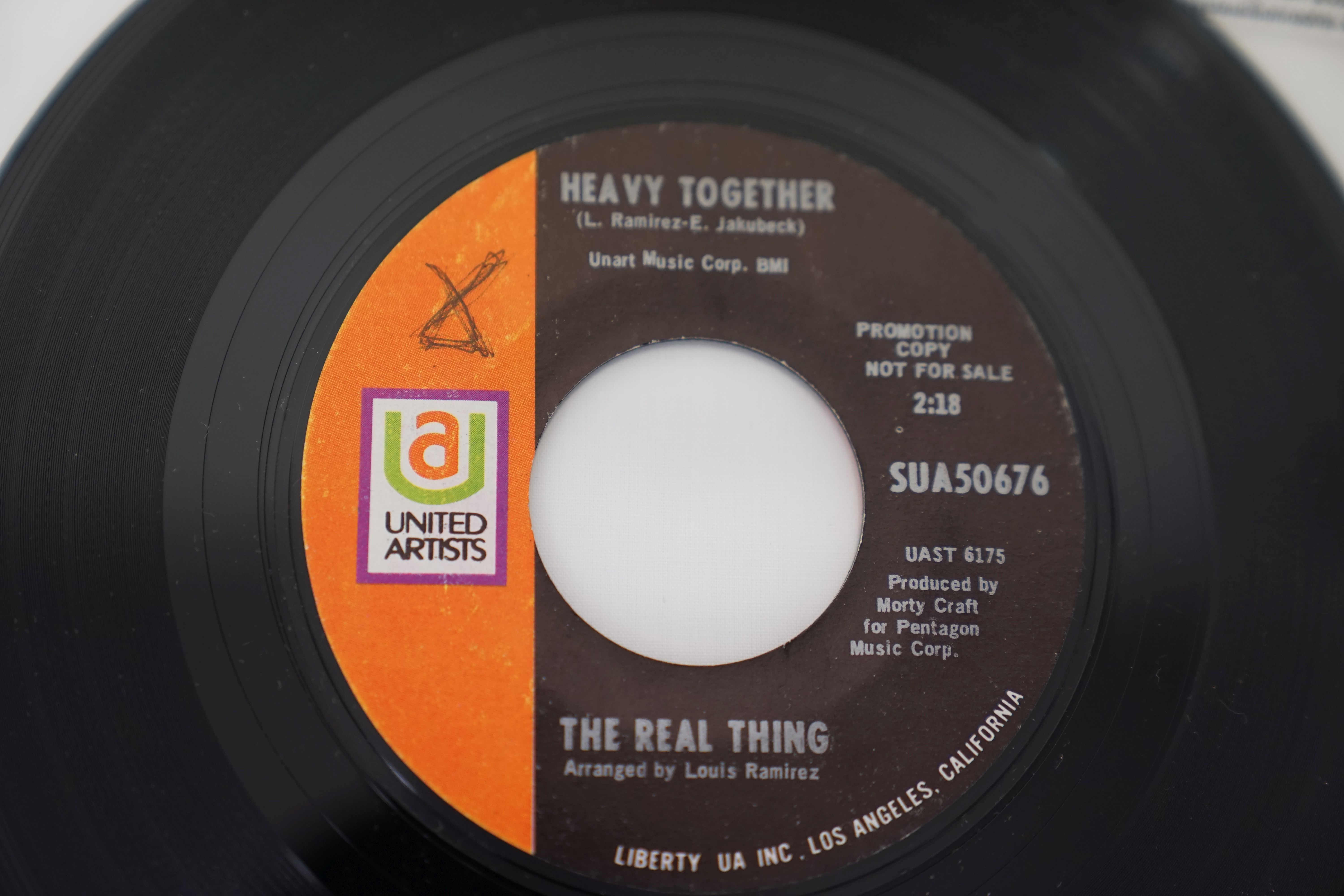 Vinyl - The Real Thing - One Way Ticket / Heavy Together (United Artists Records SUA 50676 Promo) NM - Image 5 of 6