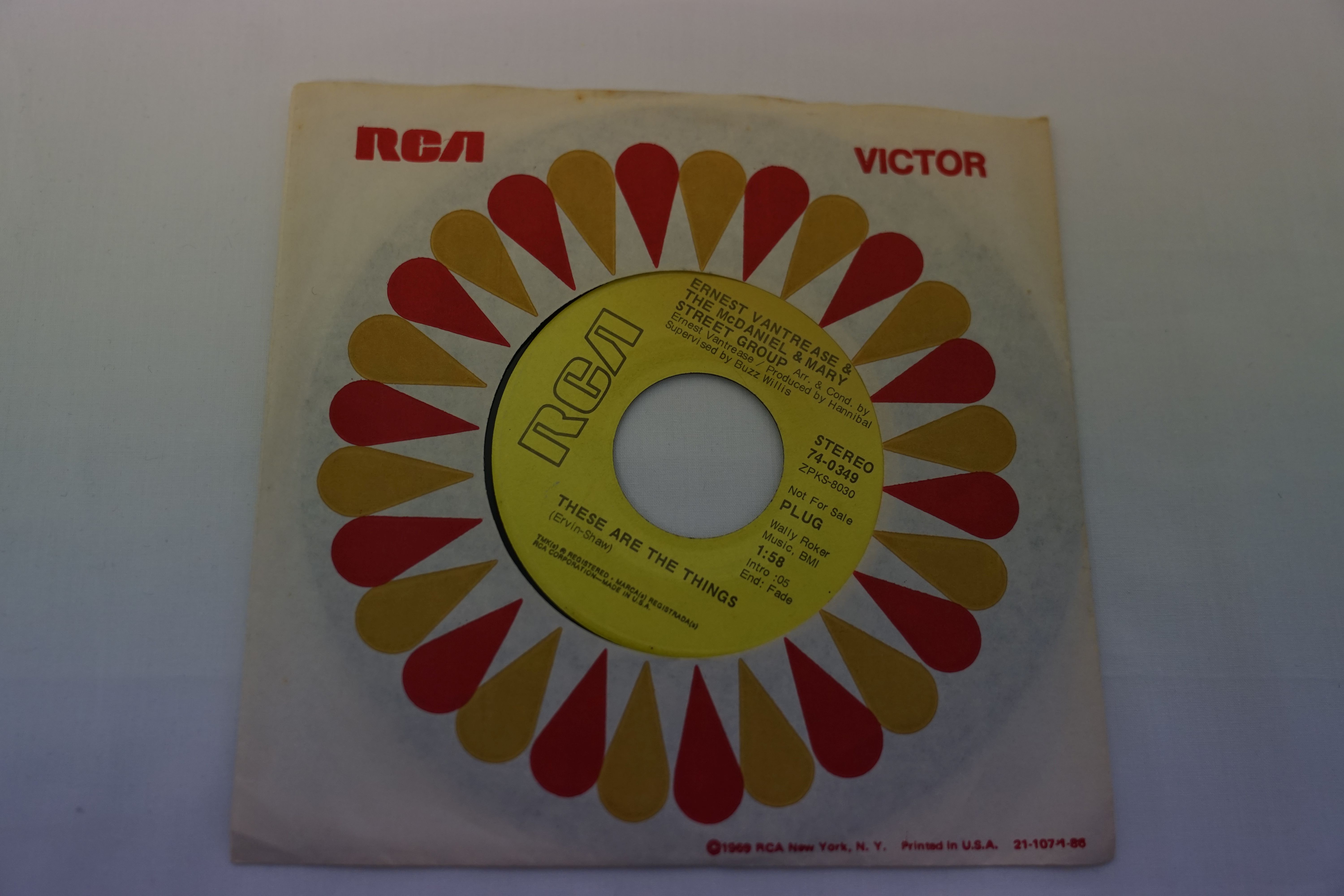 Vinyl - 5 Rare original US 1st pressing copies Northern Soul singles on RCA Victor Records. The - Image 22 of 29