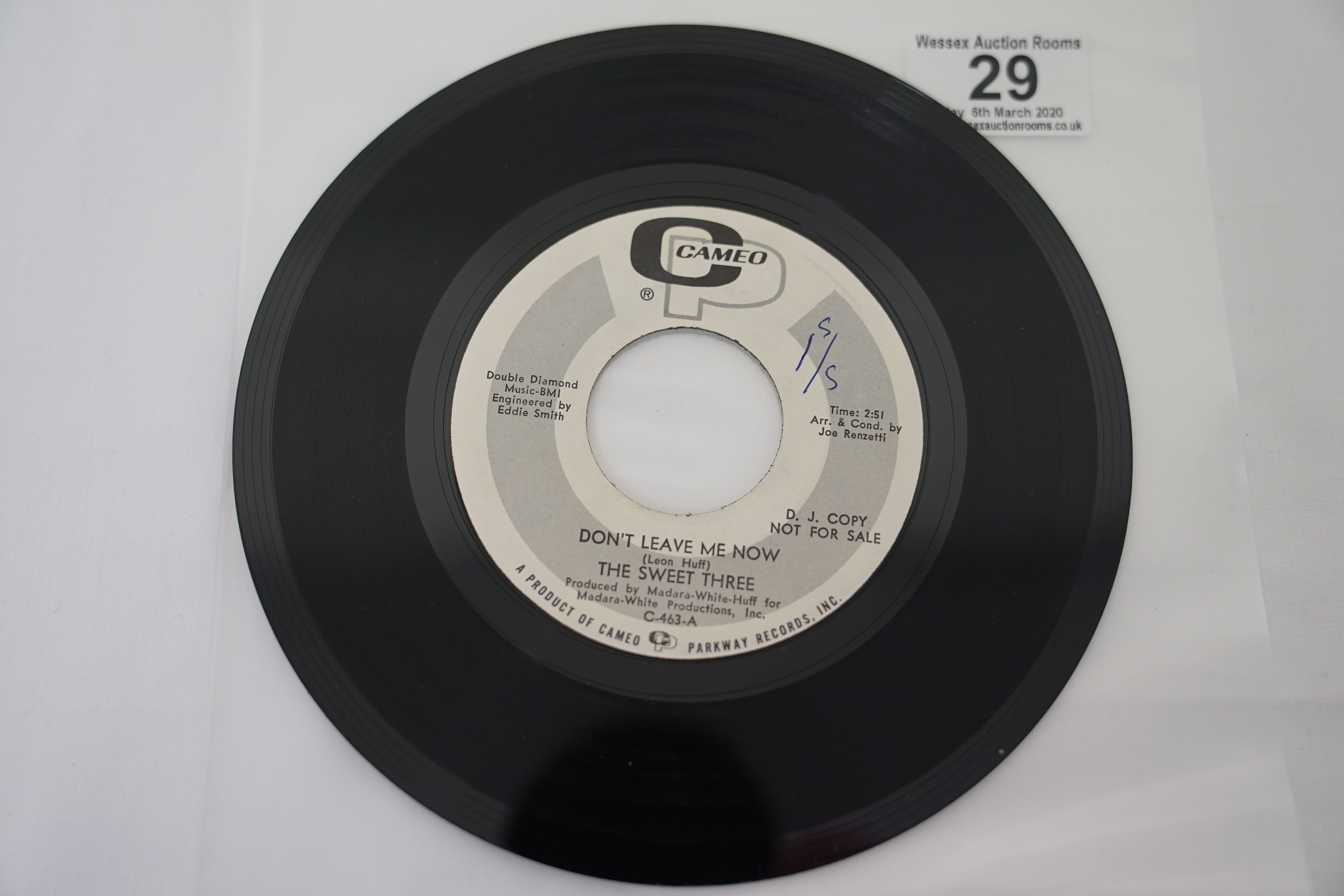 Vinyl - 3 rare Original US 1st pressing Northern Soul single on the Cameo Parkway label. The Sweet - Image 15 of 17