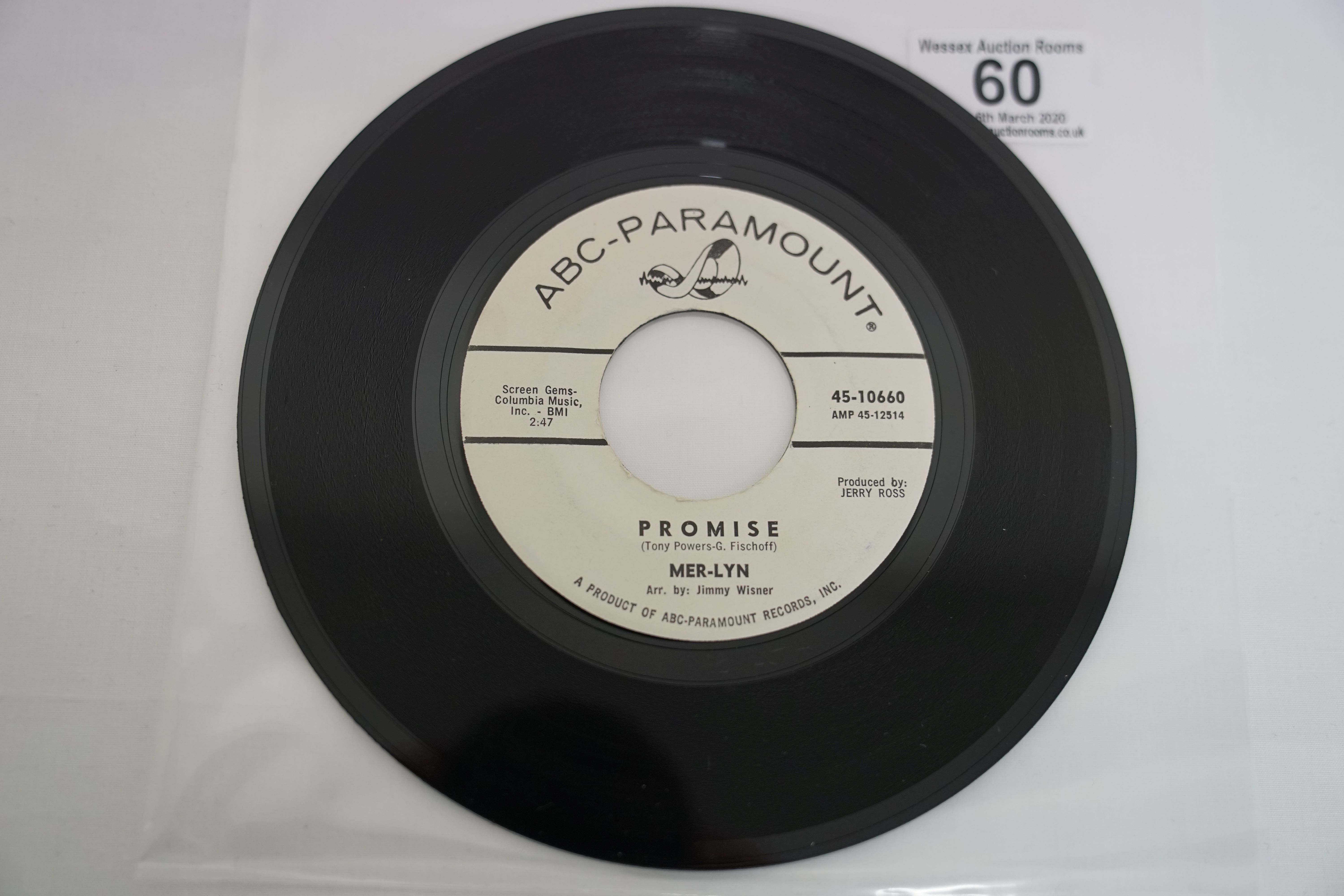 Vinyl - 4 Rare original US 1st pressing copies Northern Soul singles on ABC Paramount and Smash - Image 9 of 25