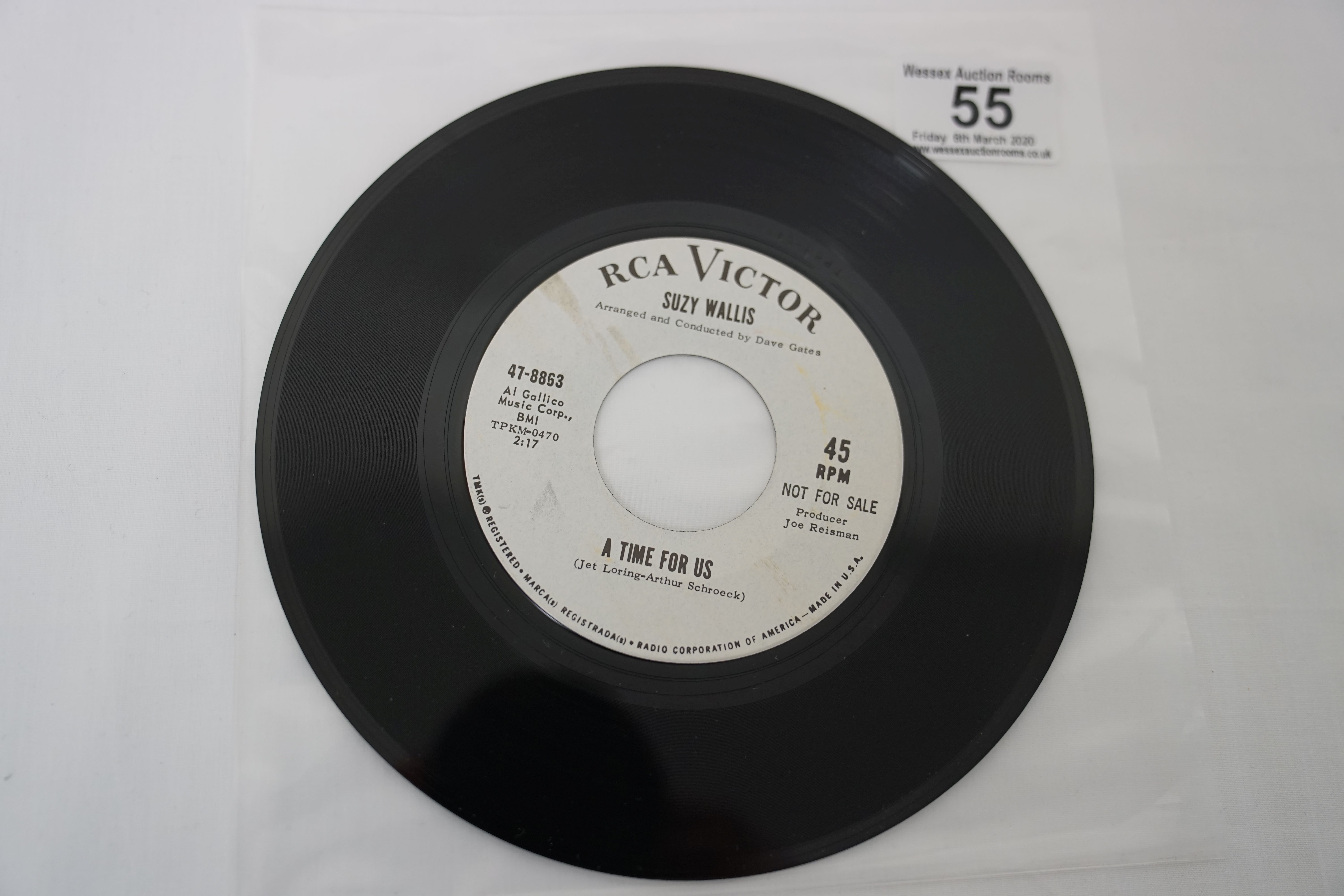 Vinyl - 3 Rare original US 1st pressing Promo Northern Soul singles on RCA Victor Records. Suzy - Image 14 of 17