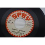 Vinyl - Johnny Woodson - One Record Longer / Don't Say Goodbye (Spray Records 1008) NM archive. An