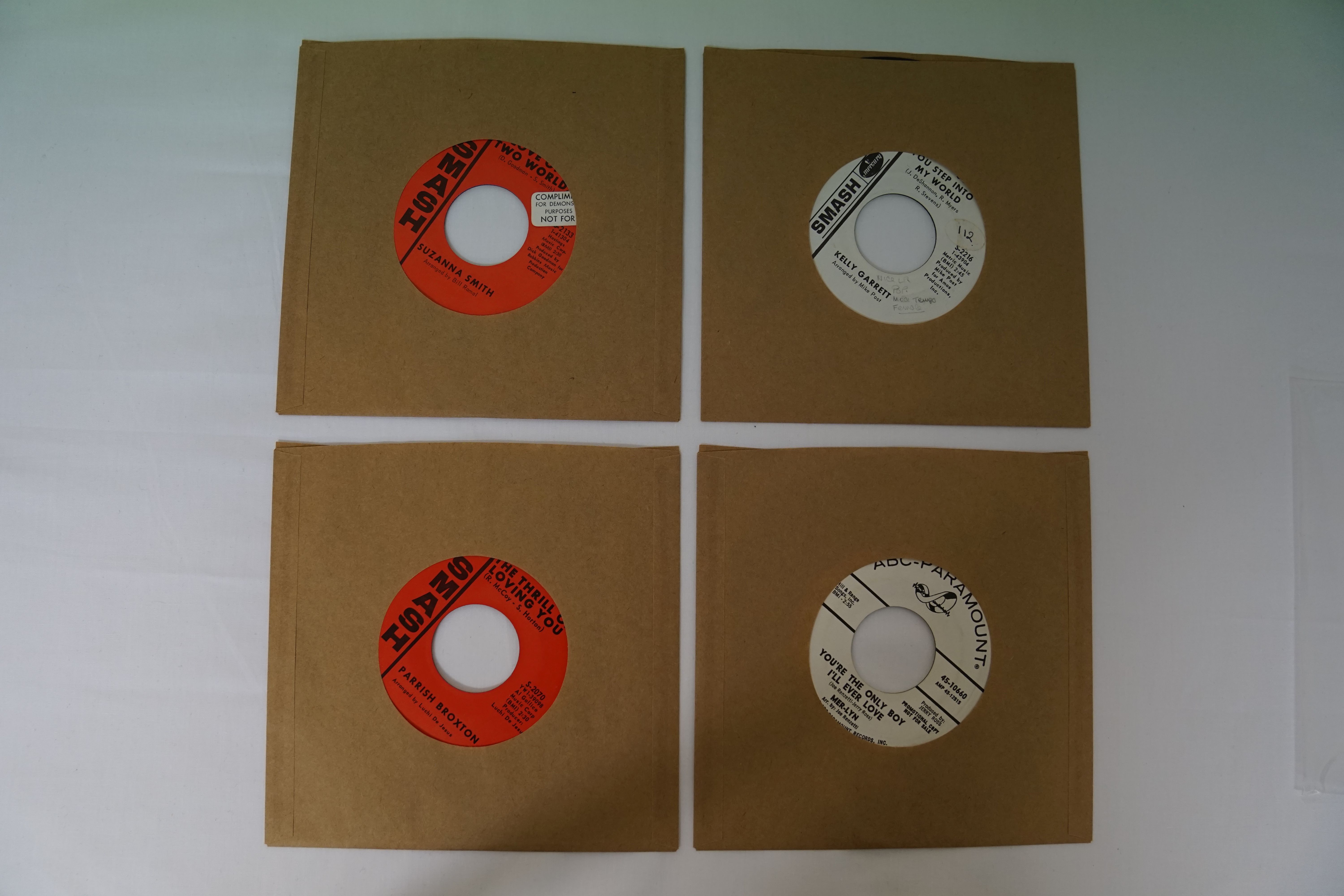 Vinyl - 4 Rare original US 1st pressing copies Northern Soul singles on ABC Paramount and Smash