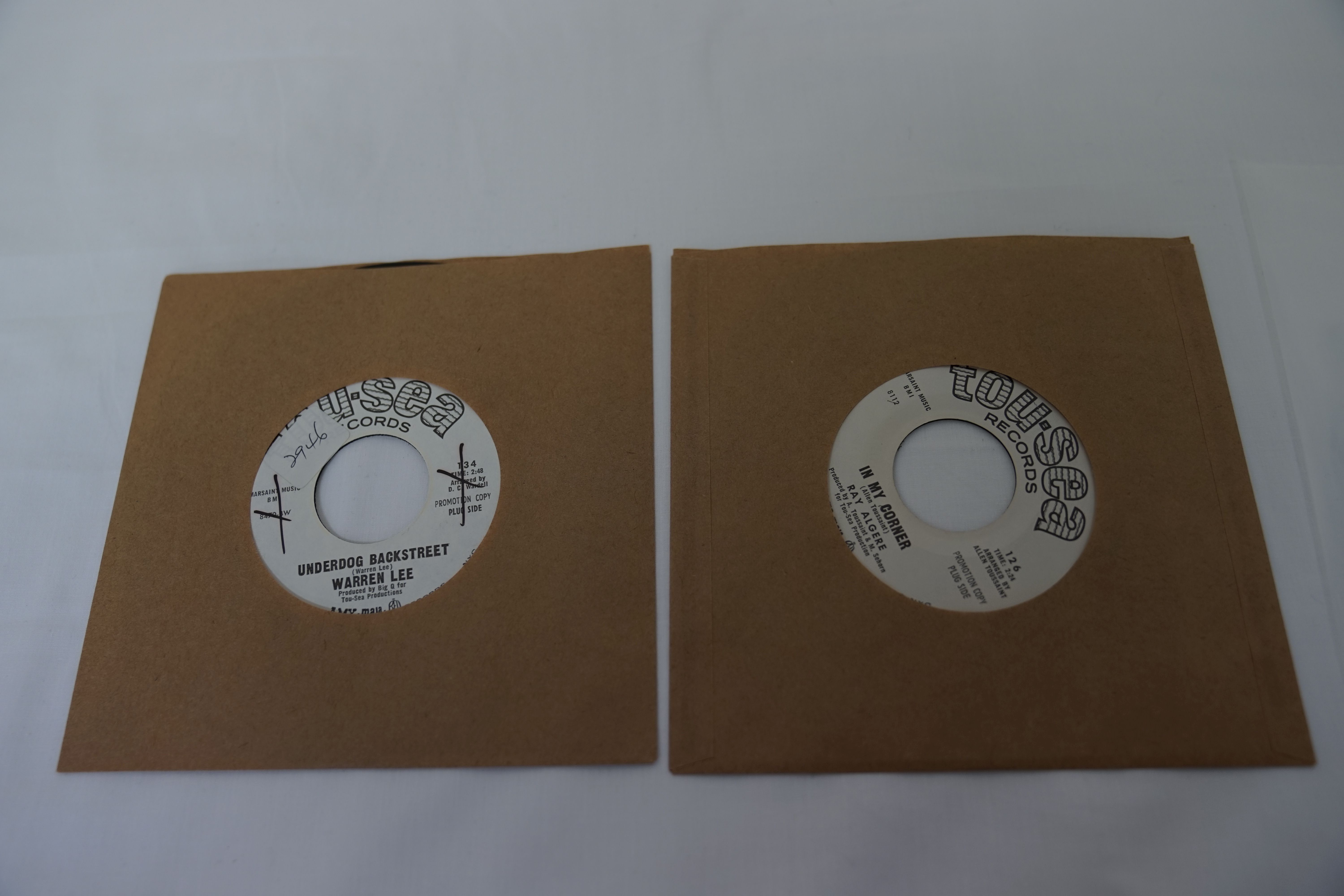 Vinyl - 2 rare original US 1st pressing promo Northern Soul copies on the Tou-Sea label, Ray