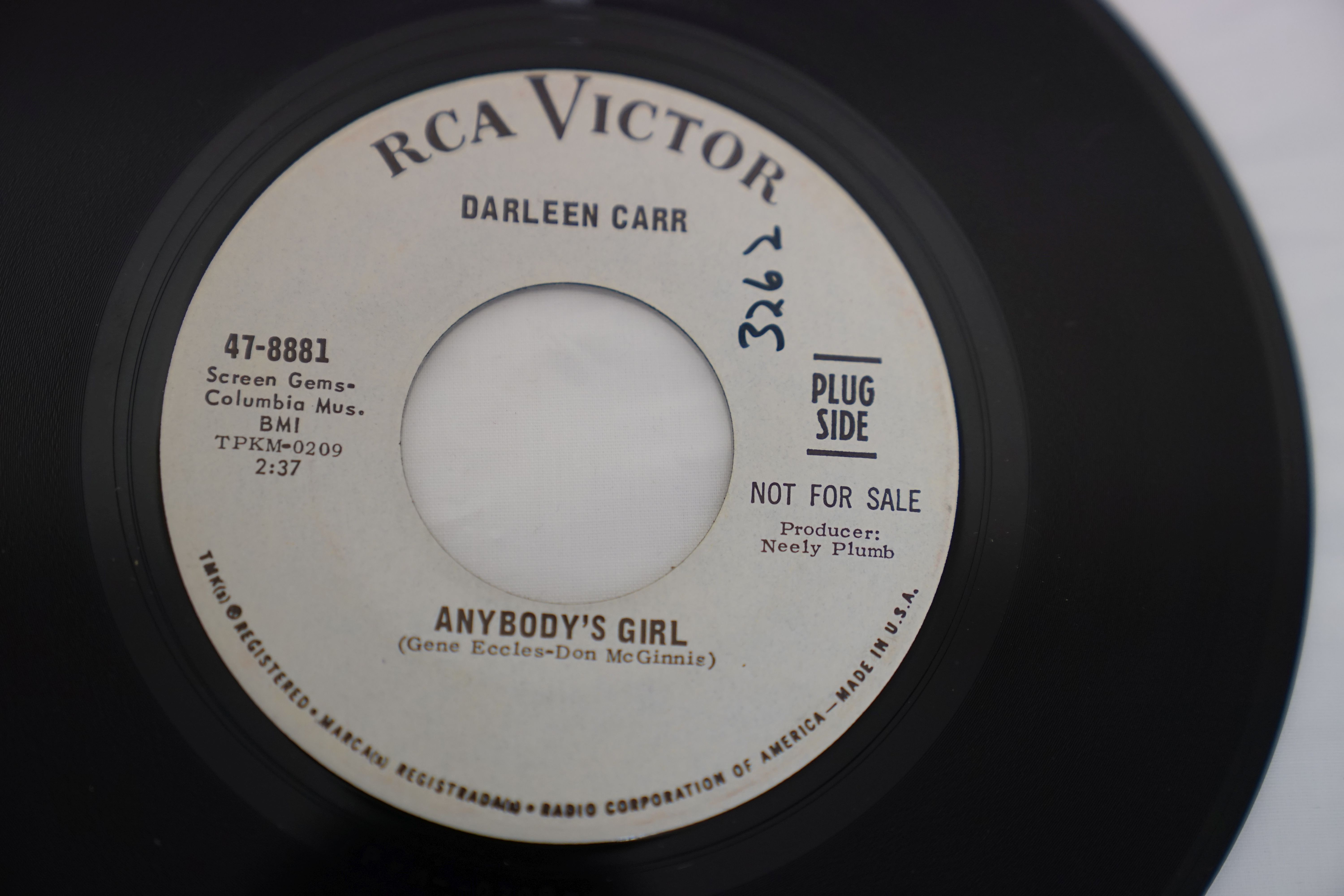 Vinyl - 3 Rare original US 1st pressing Promo Northern Soul singles on RCA Victor Records. Suzy - Image 3 of 17