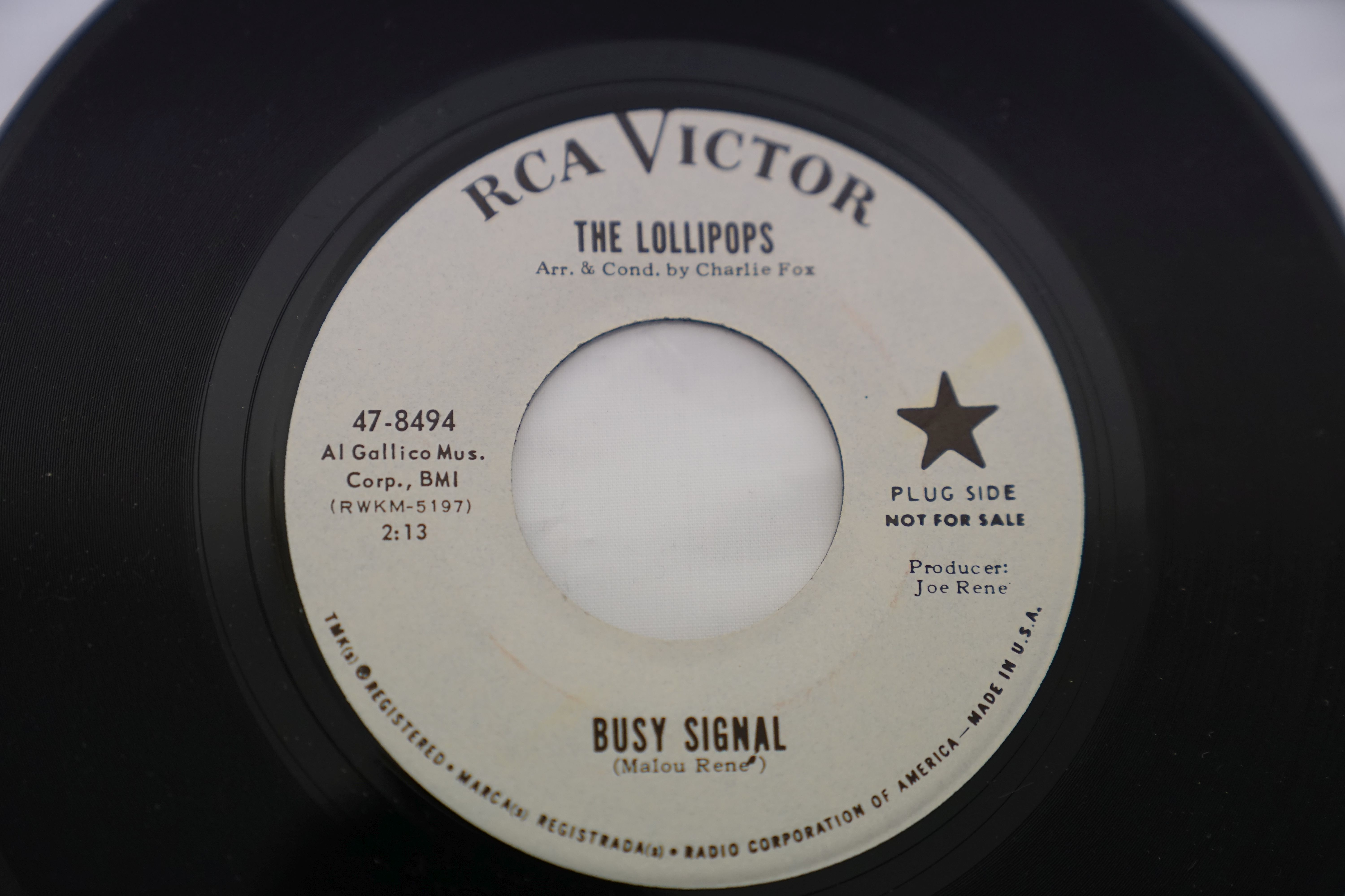 Vinyl - 3 Rare original US 1st pressing Promo Northern Soul singles on RCA Victor Records. Suzy - Image 9 of 17