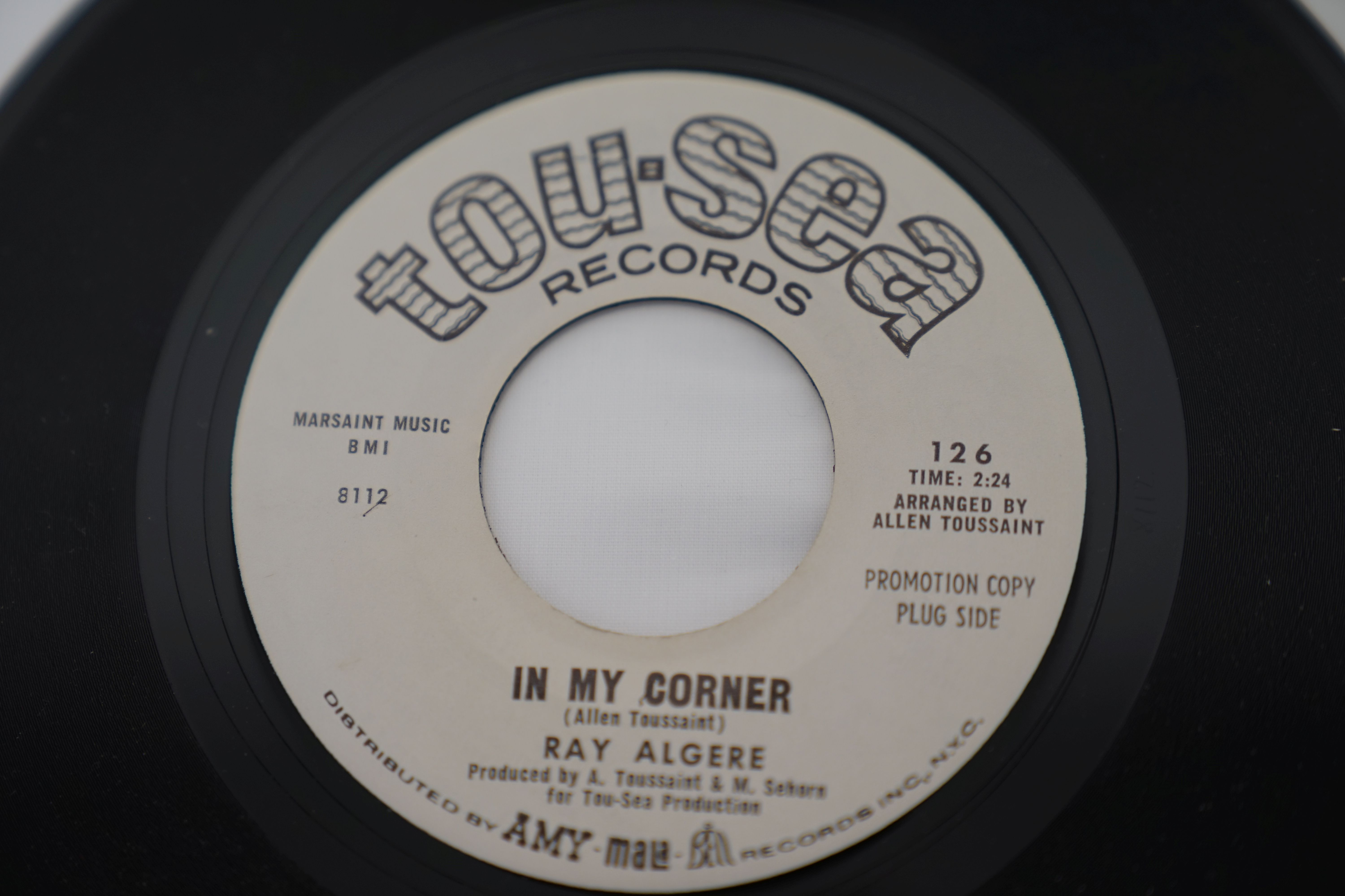 Vinyl - 2 rare original US 1st pressing promo Northern Soul copies on the Tou-Sea label, Ray - Image 3 of 10