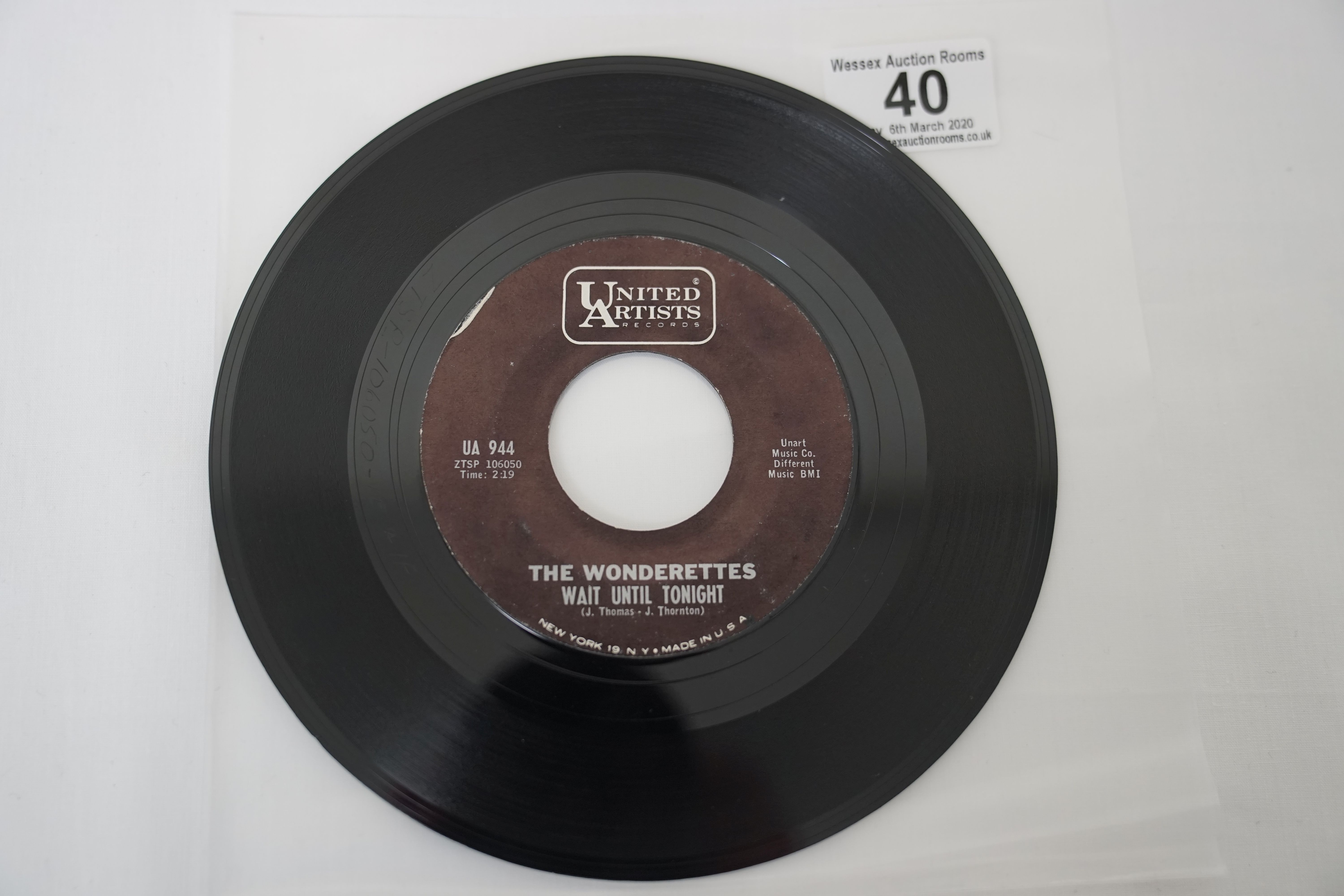 4 rare original US 1st pressing Northern Soul stock copies on United Artists Records. The - Image 10 of 17