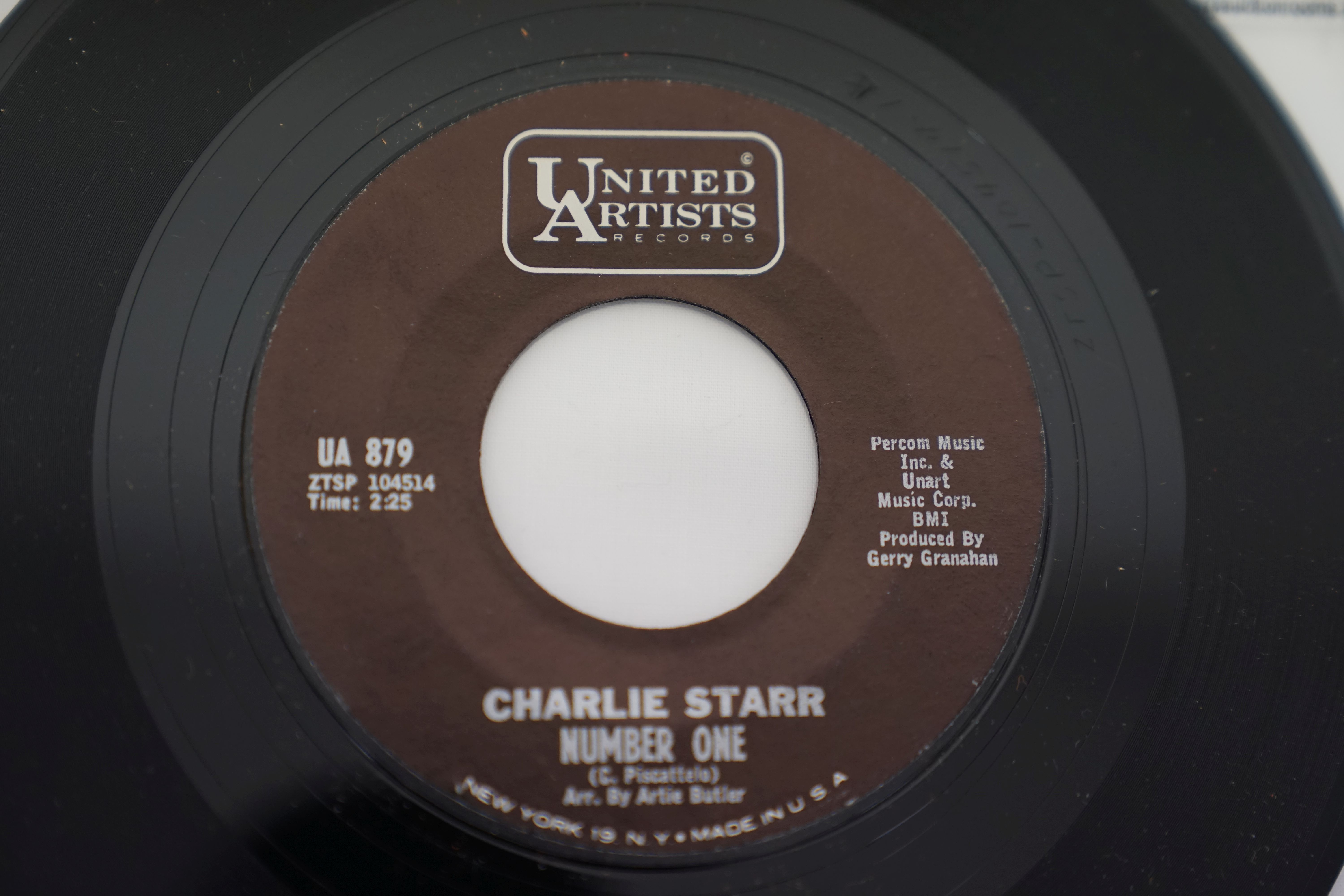 Vinyl - Charlie Starr - Number One (United Artists Records UA 879) NM archive. An original US 1st - Image 3 of 5