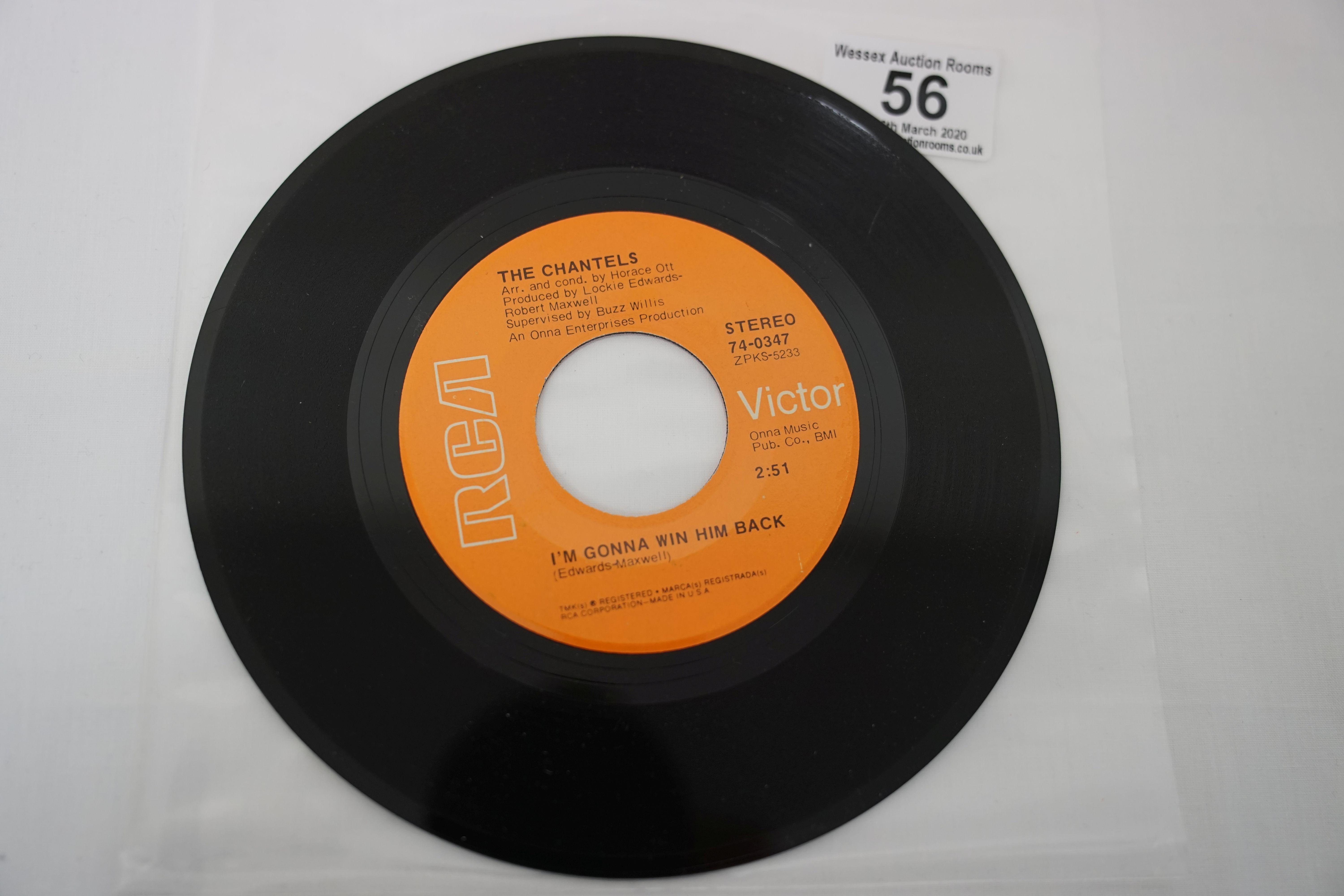 Vinyl - 5 Rare original US 1st pressing copies Northern Soul singles on RCA Victor Records. The - Image 23 of 29
