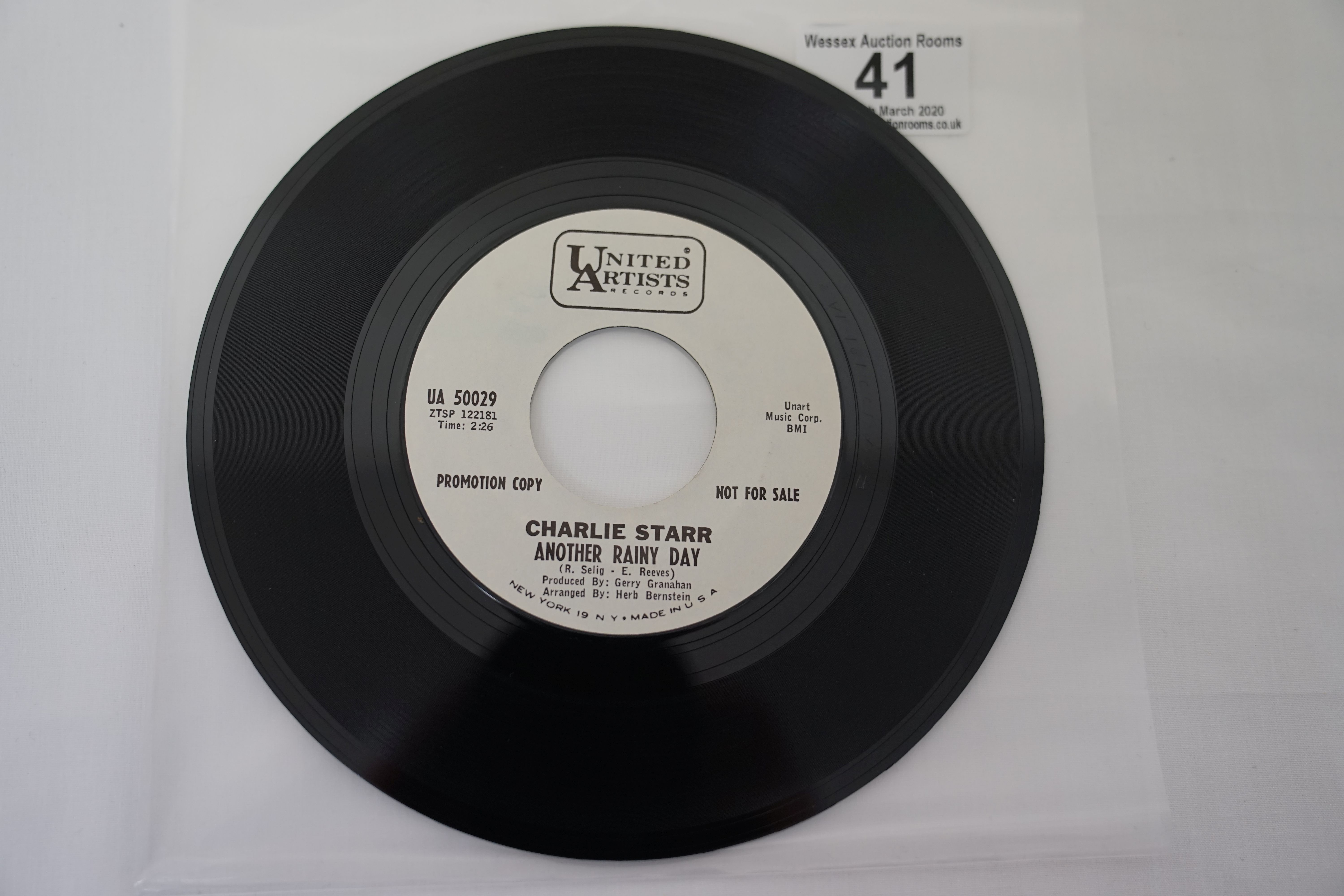 Vinyl - 5 rare original US 1st pressing Northern Soul Promo copies on United Artists Records. - Image 9 of 22