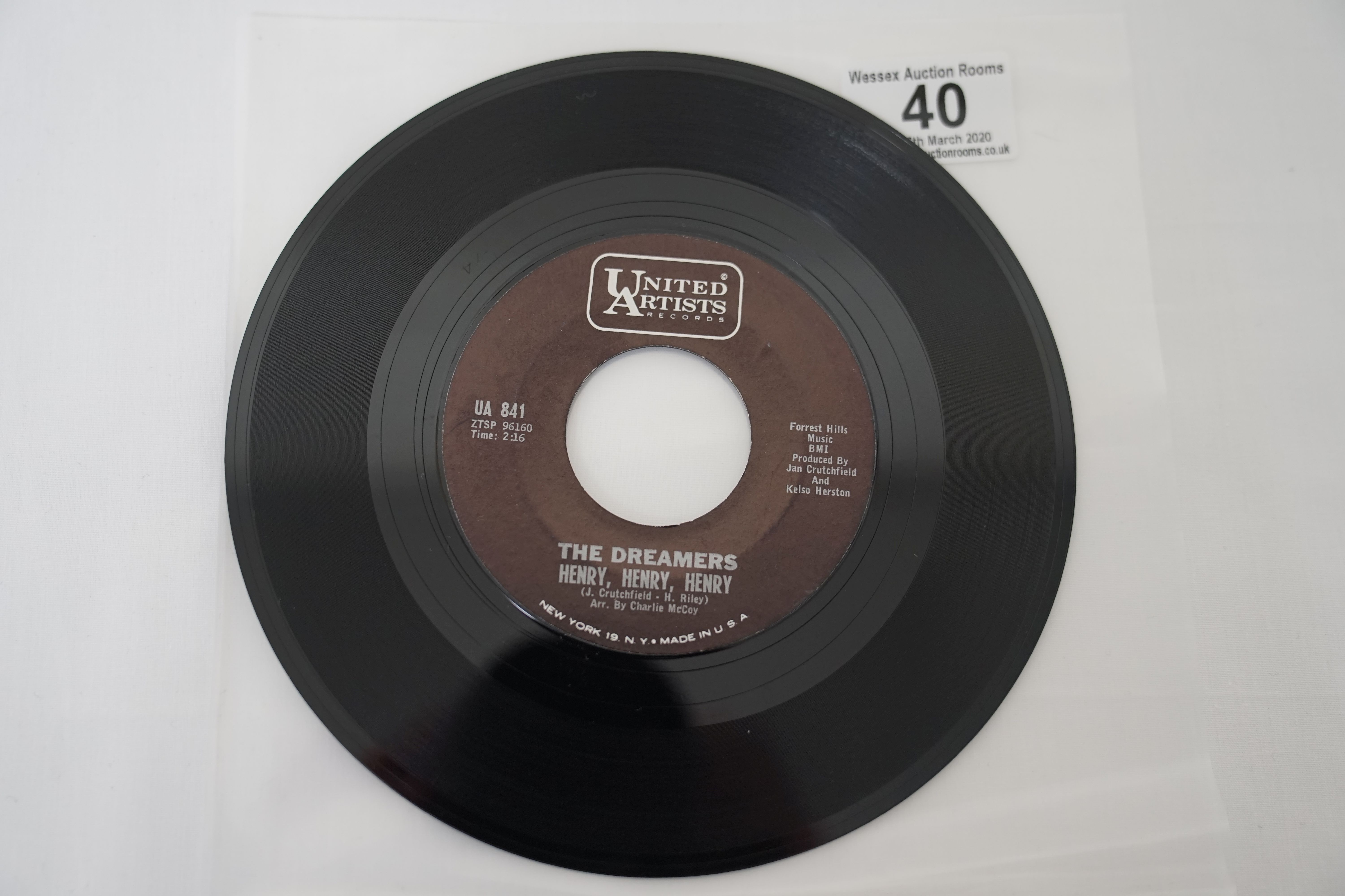 4 rare original US 1st pressing Northern Soul stock copies on United Artists Records. The - Image 8 of 17