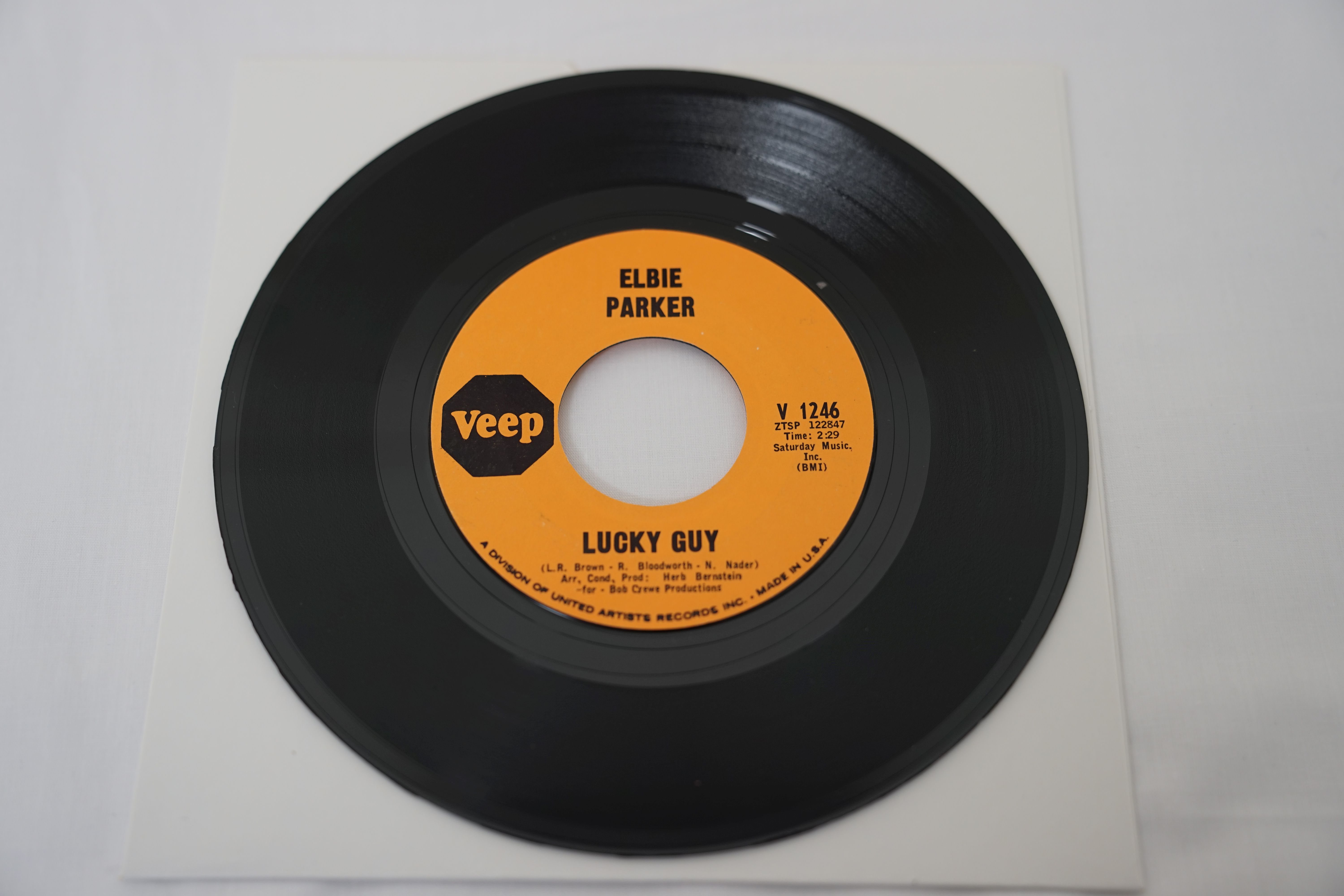 Vinyl - Elbie Parker - Please Keep Away From Me (Veep Records V 1246) EX+ to NM. A rare original - Image 3 of 4