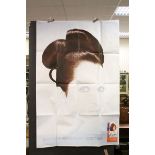 Late 20th century large Wella hair colour advertising poster