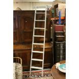 Tall Painted Library Ladders, 220cms high