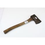 Vintage Wooden Handled English made No.2 Axe.