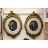 Pair of 19th century after Mayall oval photographic prints of Edward The VII when he was Prince of