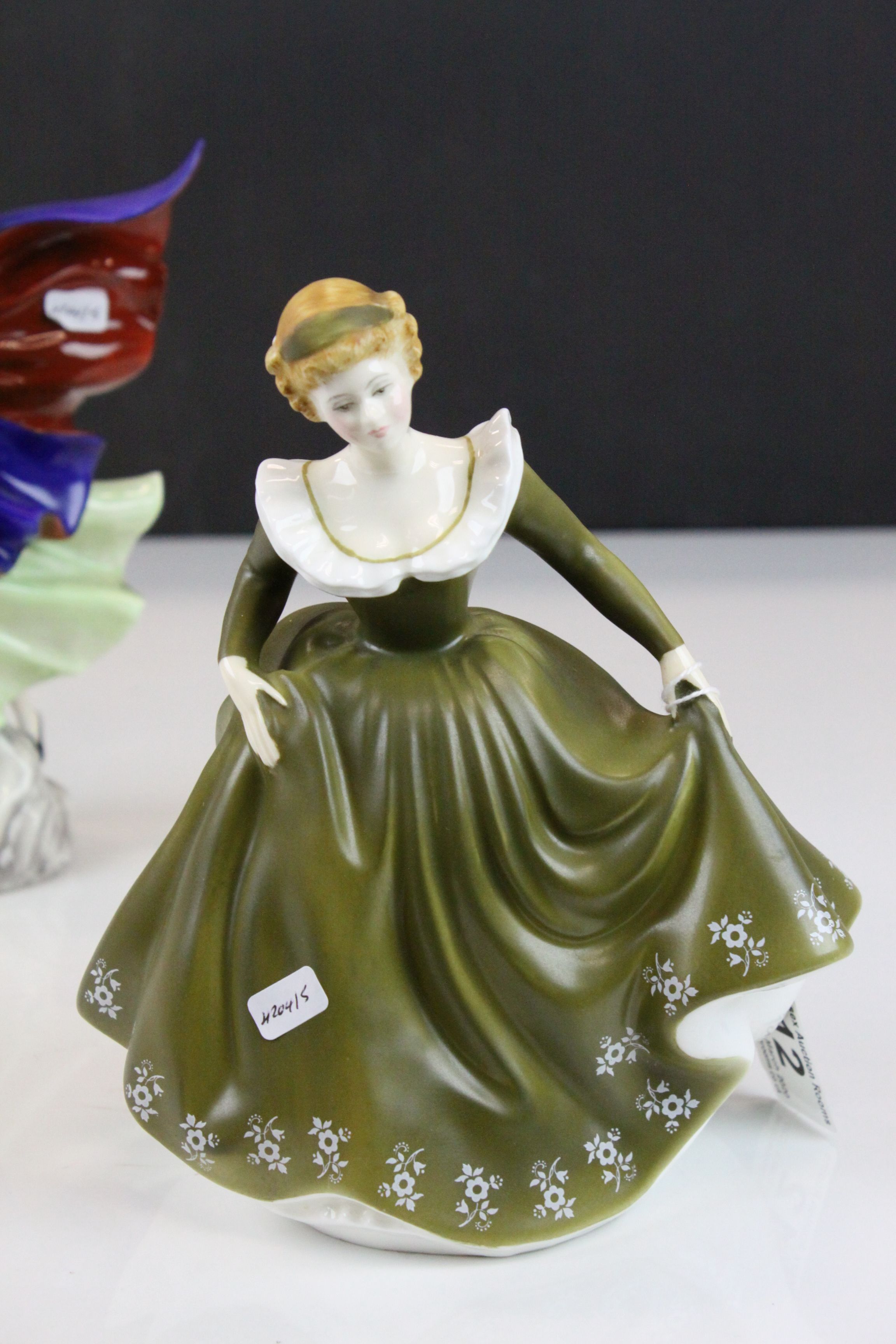 Royal Doulton figures Geraldine HN2348 & May HN2746 1987 - Image 2 of 6