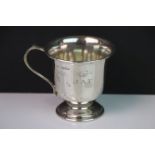 Silver Child's Cup, Birmingham 1950, Joseph Gloster Ltd