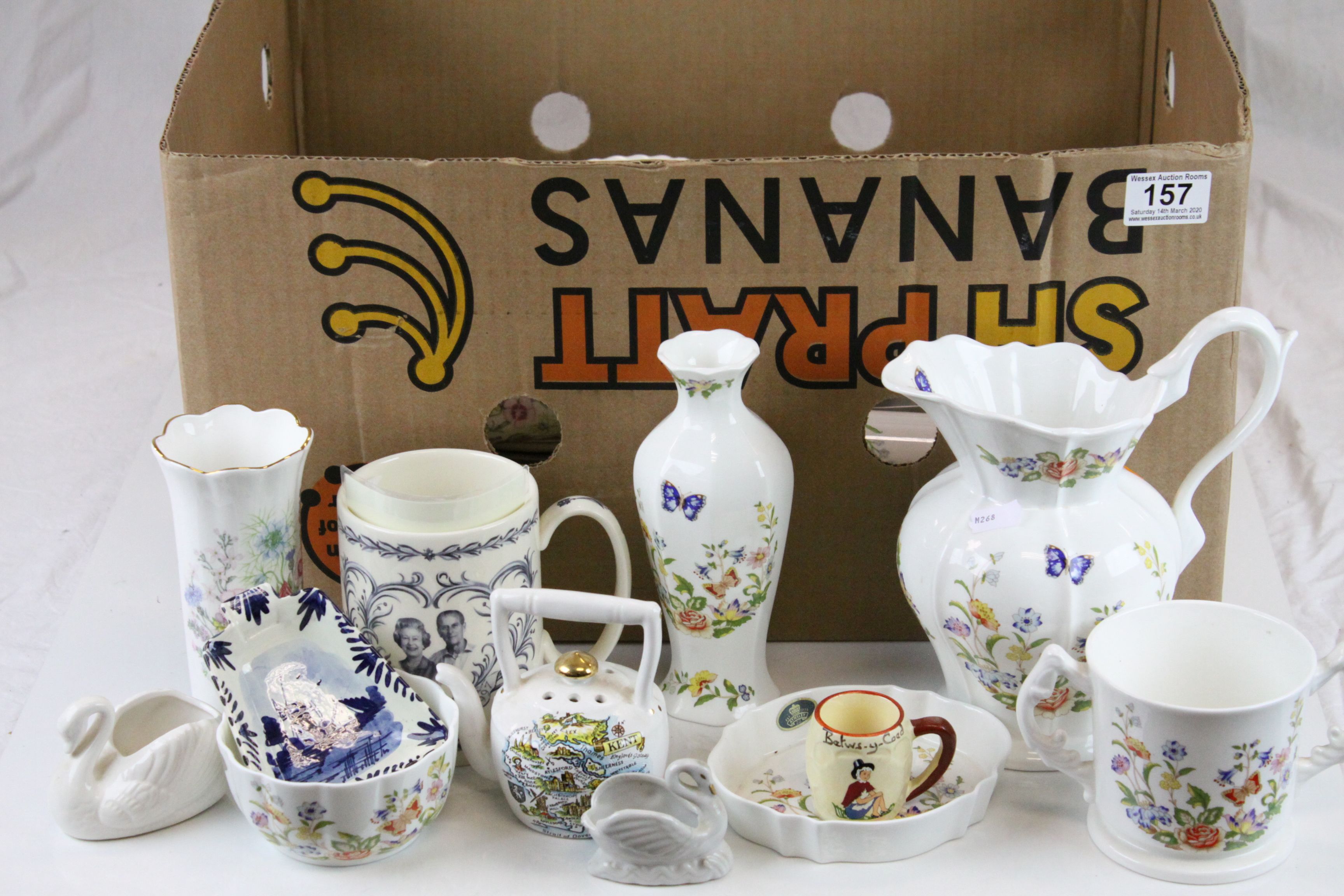 Collection of Ceramics including Various Aynsley ' Cottage Garden ' and ' Wild Tudor ' items,