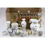 Collection of Ceramics including Various Aynsley ' Cottage Garden ' and ' Wild Tudor ' items,