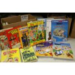 Collection of annuals including Beano, Bananaman & Asterix etc