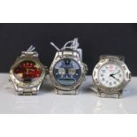 Three gents watches including Divers, Chronograph and China Army