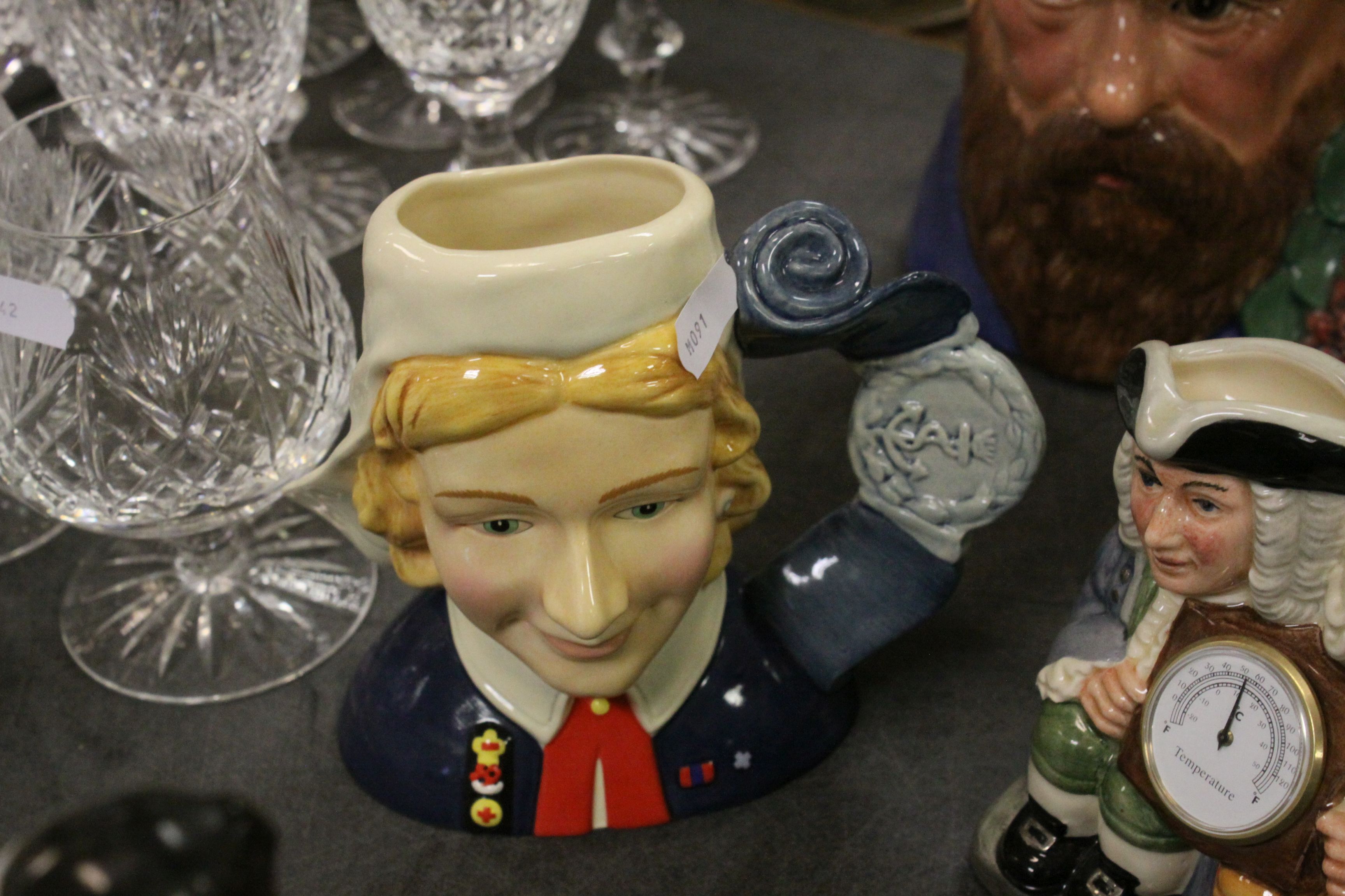 Royal Doulton character jug, Claude Monet, one other of a nurse & limited edition Royal Doulton - Image 3 of 5