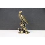 Brass/bronze small figure of an eagle