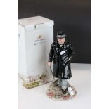 Boxed Royal Doulton Winston S Churchill; model no 3433, limited edition no 1512 of 5000, signed by