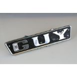 GUY Commercial Vehicle Badge, circa 1960's, 37cms long
