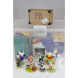 Nine Boxed Ceramic Character Figures including Beswick Edward Trunk, Bill Badger and Gentleman