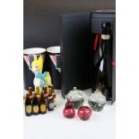 Collection of Brewery Items including a Plastic Babycham Fawn, Three Miniature Guinness Bottles,
