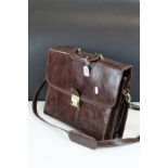 Lombard of London leather shoulder attache style bag