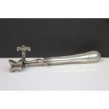 Silver handled Mache & Gigot d' Agneau antique hambone carving holder