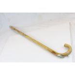 Bamboo horse measurer walking stick