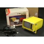 Vintage boxed MTV5 boxed portable television