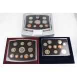 Three Royal Mint Year coin Proof Sets to include 2004, 2003 and the 2000 executive set. All in