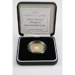 Royal Mint 1998 Silver Proof Piedfort Commemorative £2 Coin. Mint and Cased Condition.